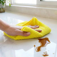 Large Microfibre Cloths and Cleaning Cloths Pack of 3, 38cm Microfibre Cloth for Kitchen and Glass, High Absorbency and Low-Lint Soft Texture