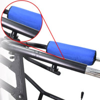 Wheeled Gait Training Machine with Seat Padded Standing Assistance Device with Wheels Adjustable Rehabilitation Equipment Heavy-Duty for Stroke Survivors, Elderly