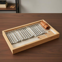 20 Pieces Leather Stamping Tool Set Long-Lasting Metal Leather Stamp Set