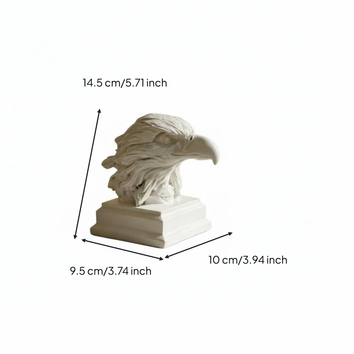 Statue Nordic Style Resin Ornament Realistic Details House Decoration for Office