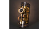Wrist Bracer with Compass Steampunk Bracer Industrial Arm Cuff for Cosplayers, Larpers, Cosplay, Halloween, Costume Parties