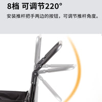 Foldable Outdoor Camping Cart with Detachable Push Rod Accessories