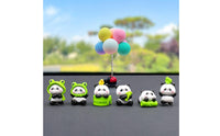 Mini Panda Dashboard Figure Creative Decoration Car Dashboard Panda Figures