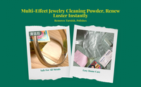 Cleans gold, silver, prevents tarnish