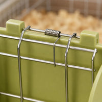 Coil Hay Feeder Easy to Use Wall Mount Hay Rack Space Saving