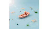 Painted Model Boat Detailed Hobby Miniature Resin for Miniature Scene