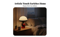 Sculptural Fungus-Shaped Table Lamp Decorative Fungus-Shaped Night Light