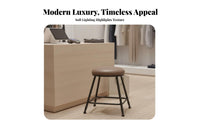 Backless Padded High Stool Comfortable Cushion Padded Backless Stool for Adults