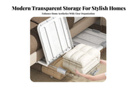 Wheeled Flat Storage container Clear View Wheeled Underbed Container Space Saving