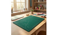 2 Pieces Numbered Markings Craft Mat Rounded Corners Grid Cutting Mat Rectangular for Crafting