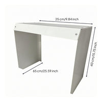 Wall-Mounted Electric Vehicle Charger Canopy White Outdoor Charging Cover