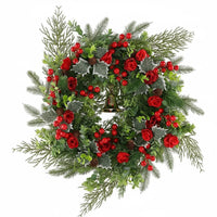 Christmas Wreath Reusable Christmas Door Wreath Look for Fireplace Mantel