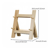 Sashimi Stand Multi-Tier Design Kitchen Storage Natural Wood Grain