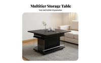 Expandable Rolling Side Table Space-Saving Rolling Utility Cart With Wheels Built-in Storage for Small Apartment Dwellers
