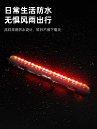 ESLNF Bike Tail Light with Motion Sensor for Night Riding