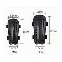 Hard Shell Soccer Shin Guards Ventilated Molded Shin Guards Elastic Straps Leg Protection Contoured for Football