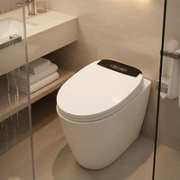Instant Heating Smart Toilet Seat Multiple Cleaning Modes Heated Bidet Seat Wireless Controller Control Heated Smart Toilet Temperature Display for Hotel
