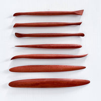 7 Pieces Wooden Clay Tool Set Long-Lasting Clay Carving Tools Fine Precision