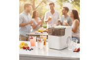 Portable Countertop Ice Maker Compact Ice Maker Automatic Appliance Electric for Homeowners, Students, Kitchen, Home Bar, Dorm Room