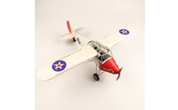 Propeller Airplane Model Collectible Metal Airplane Model Rustic Plane Ornament for Office