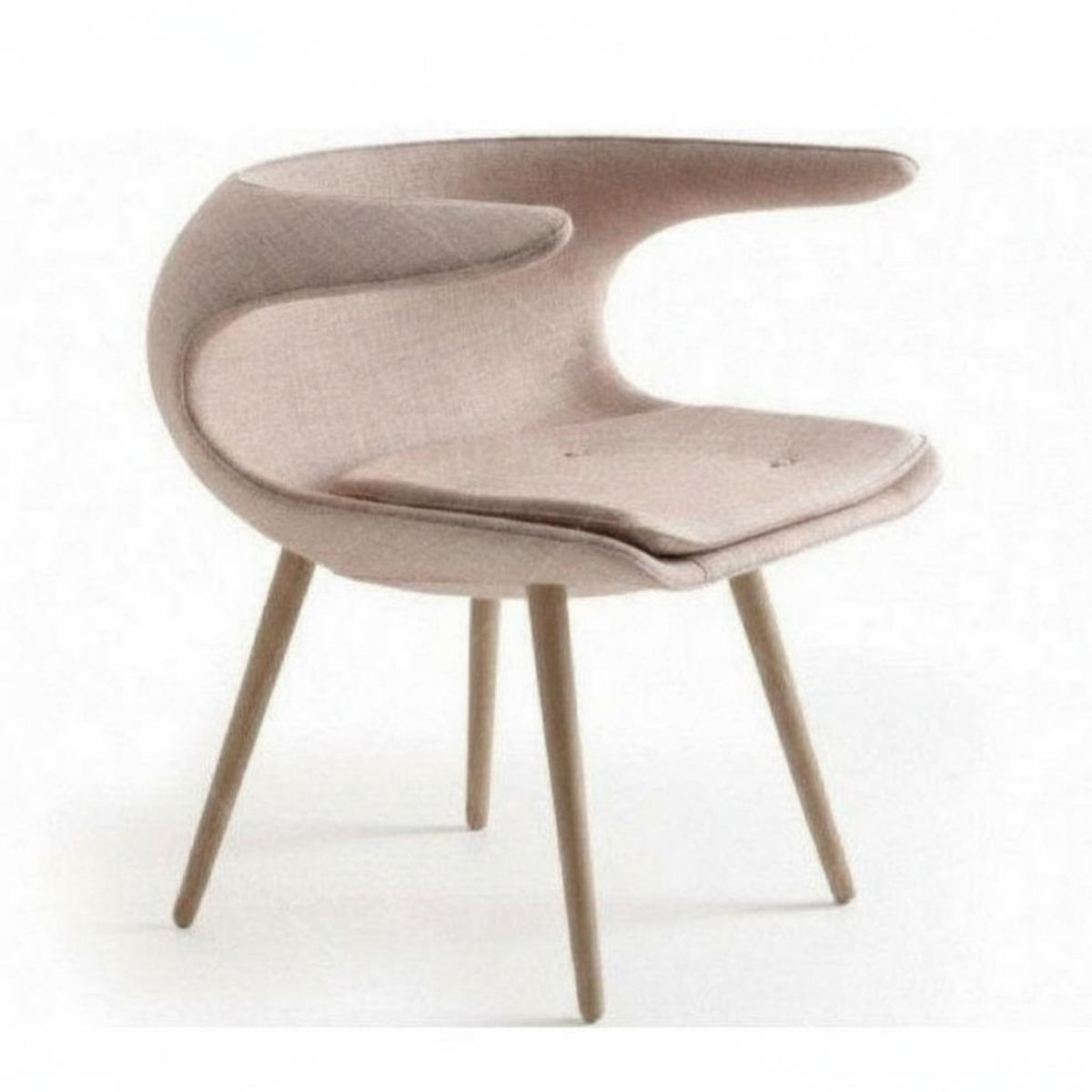 Nordic aesthetic Upholstered Shell Chair Designer Inspired Indoor Seating Minimalist Aesthetic Ergonomic Design for Interior Designers, Business Owners, Living Room, Home Office, Apartment, Bedroom