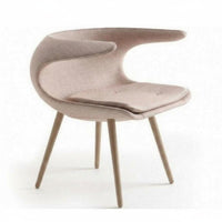 Nordic aesthetic Upholstered Shell Chair Designer Inspired Indoor Seating Minimalist Aesthetic Ergonomic Design for Interior Designers, Business Owners, Living Room, Home Office, Apartment, Bedroom
