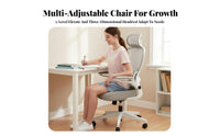 Splitspine Student Chair Wheeled Base Seating Furniture Space-Saving for at Home