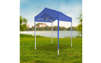 Market Tent Outdoor Canopy Tent with Metal Frame Portable Shelter from the Sun for Vendors, Merchants, Markets, Fairs