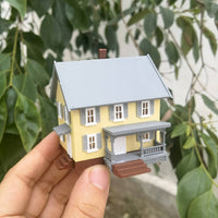 N Scale Building Model Western Design N Scale Scenery Pre-Assembled