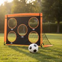 Soccer Scoring Net 420D Oxford Material Soccer Target Net Football Practice for Beginners, Kids, Outdoor Training, Backyard
