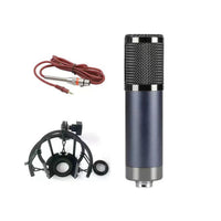 Large Diaphragm Condenser Microphone Kit with Shock Mount, F11, 48V, Bluetooth 5.0