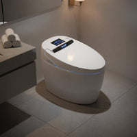 Automatic Bidet Seat Multifunction Smart Toilet Seat Electric Toilet Lid Soft Close Bathroom Fixture Easy to Clean