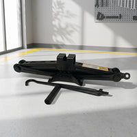 Collapsible Scissor Jack with Hand Crank Heavy-Duty Scissor Jack with Crank Handle Sturdy Stable for Garage