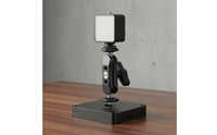 Pincer Grip Clamp Non-Slip Threads Pincer Clamp Camera Mount Double Spherical Head Flexible Extension No Drilling Required
