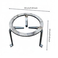 Tripod Pot Stand High Heat Resistance Tripod Pot Rack Firewood Cooking Unit Stand Barbecue, Backyard