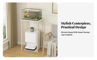 Multi-Tier aquatic aquarium Rack Floor-Standing Storage Furniture Easy Assembly