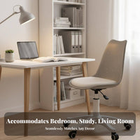 Ergonomic Computer Chair Effortless Rolling Casters for Student Dormitory, Teens