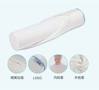 Memory Foam Cervical Pillow, Cylindrical, for Office and Side Sleeping