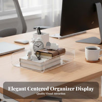 Stackable standard-size document Holder Space-Saving Desktop Storage Easy to Clean for Students