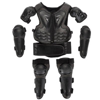 Kids Bike Guard Set Lightweight Kids Motocross Vest Impact Resistant Child Motorcycle Guard Set For