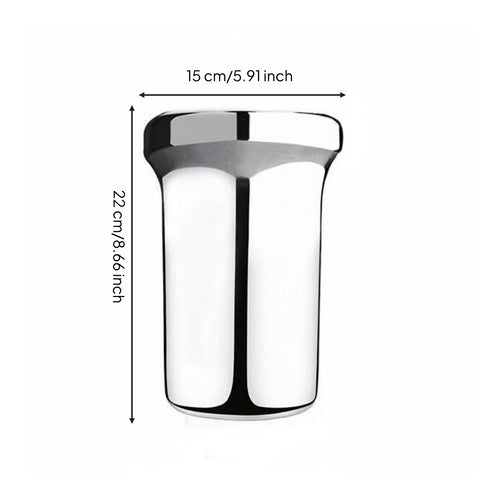 Stainless Steel Ice Bucket Elegant Style Tableware Large Capacity Drinkware for Home, Bar