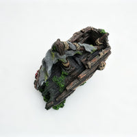 Resin Shipwreck Aquarium Decoration for Fish Tank and Reptile Hideout