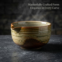 Ceramic Matcha Bowl, Kiln Change Tea Break Bowl