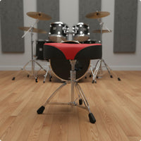 Height Adjustable Drum Throne Rubber Foot Caps Height-Adjustable Drum Stool