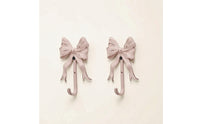 2 Pieces Storage Hook with Bow Elegant for Entryway