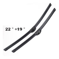 2 Pieces Easy Installation Side Peg Wiper Blades Streak-Clear Wiping Front Wiper Blade Set for Luxury Vehicle Brand GLK-Class Owners