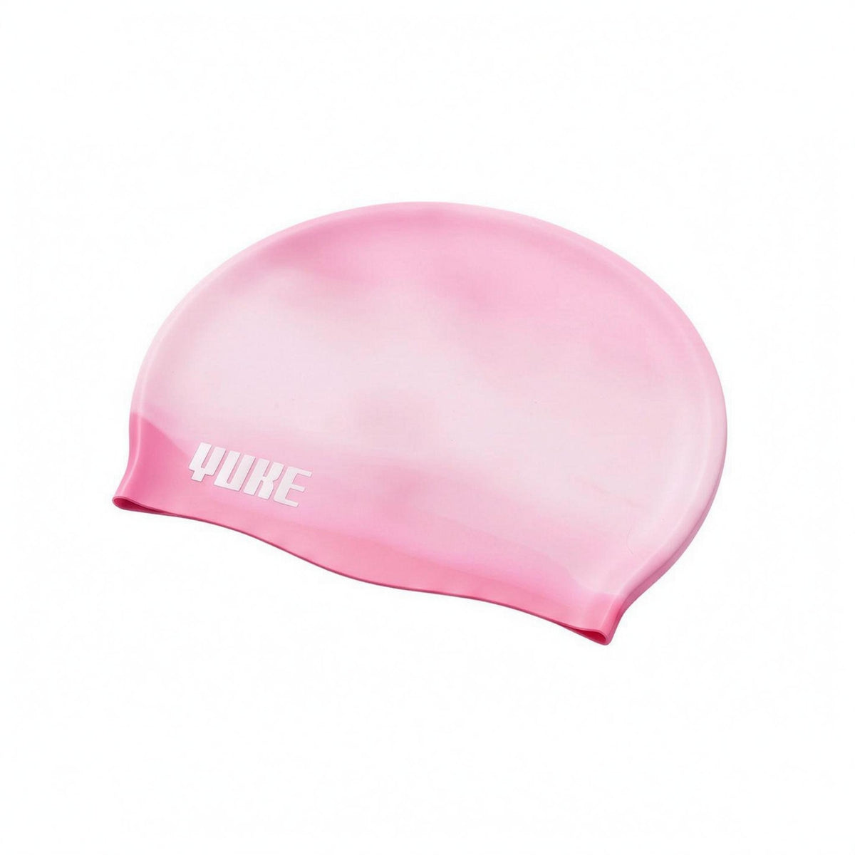 Flexible Silicone Swim Cap Molded Ear-Covering Swim Cap Wide Opening Rim Water Sport Gear Chlorine Resistant