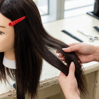 18-inch Mannequin Head for Hairdressing Practice, Bleaching, Dyeing, and Styling