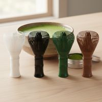 Resin Matcha Whisk for Traditional Tea Ceremony and Baking, Food-Grade 100-Prong Chasen