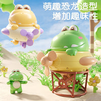 儿童平衡恐龙黑科技不倒翁独轮车玩具悬空走钢丝电动跨境火热款